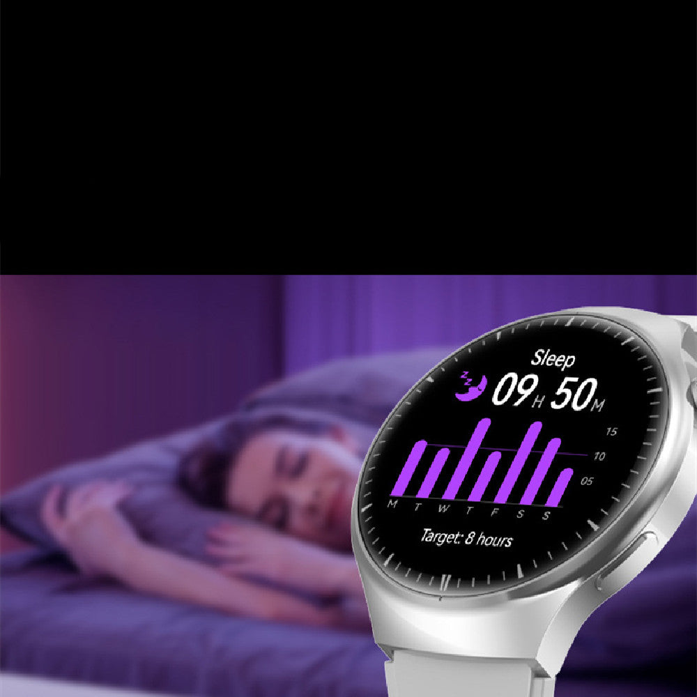 Grand jeu de montres rondes avec 7 paillettes de charge sans fil
