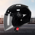 Casque de trois quarts de moto électrique quatre saisons casque d'équitation universel