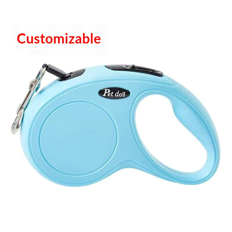 Corde de maintien des mains Un-clic frein pour marcher le chien rétractable Corde de maintien des mains