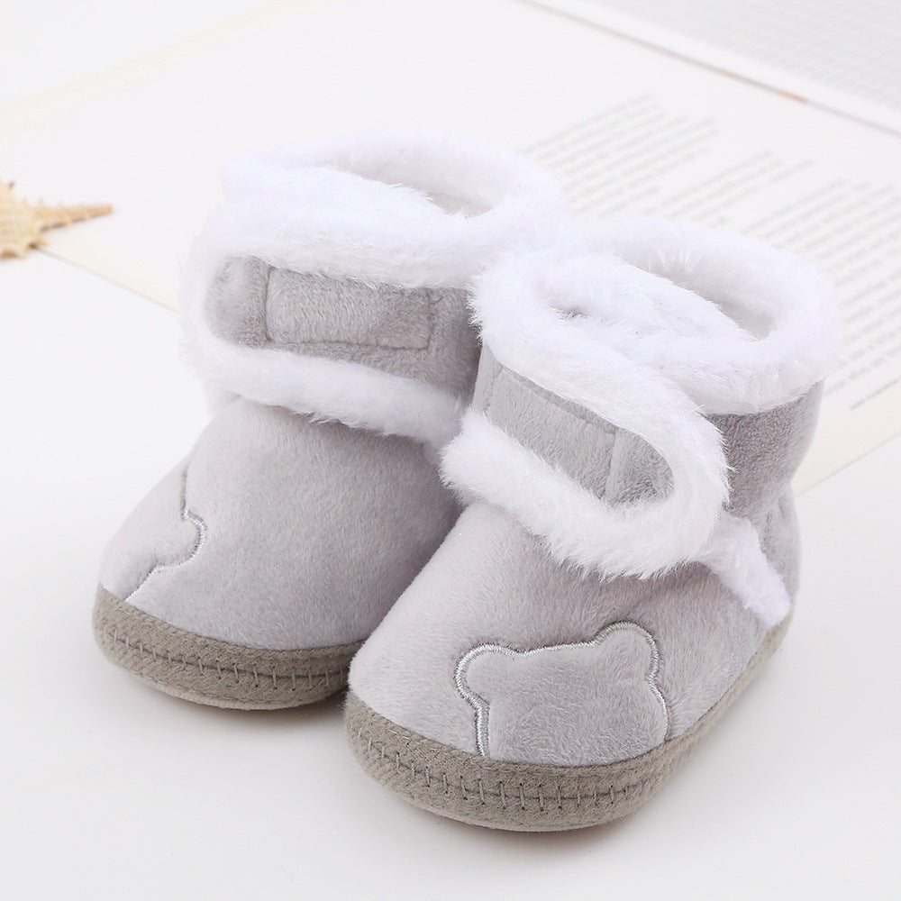 Soft-soled first walking shoes for children