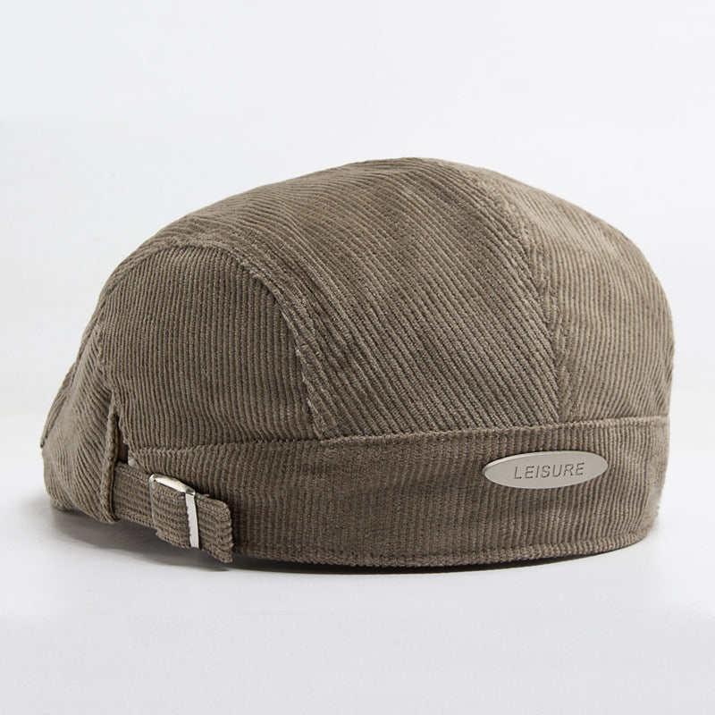 Corduroy d'automne et d'hiver avec deux chapeaux