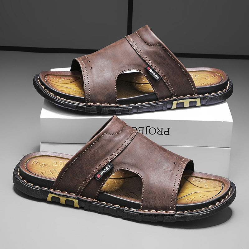 Versatile soft-soled slippers in larger sizes