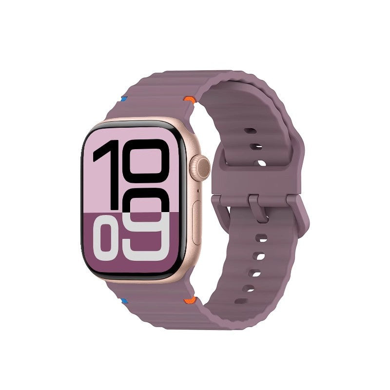 Wave Pattern Sports Silicone Strap Advanced