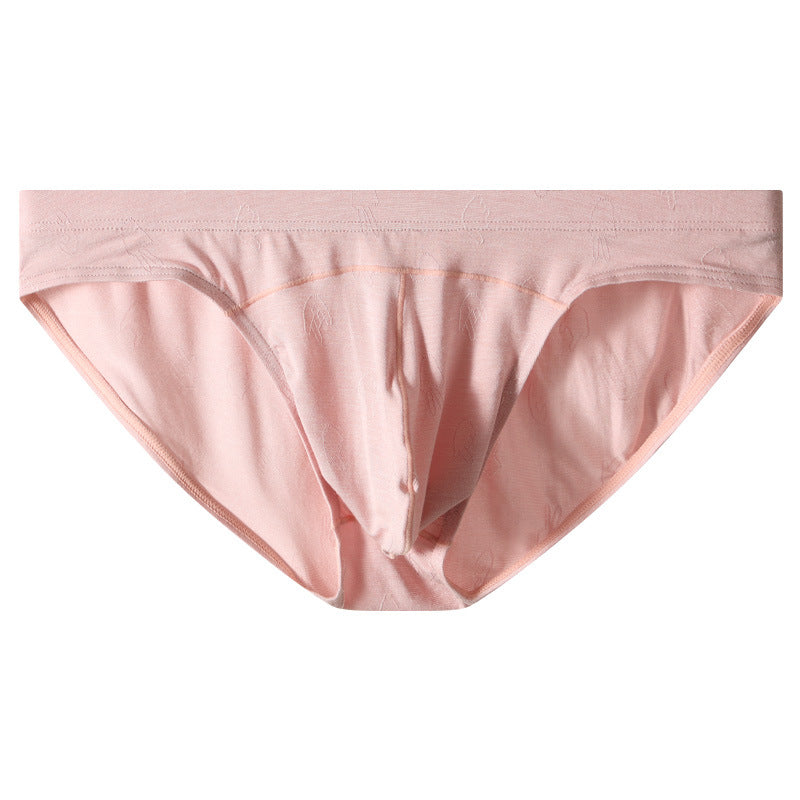 Sous-vêtements en soie de glace Modal Low Waist Jacquard