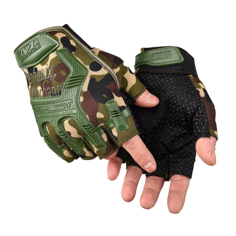 Gants de vélo d'été antidérapants pour sports de plein air pour hommes