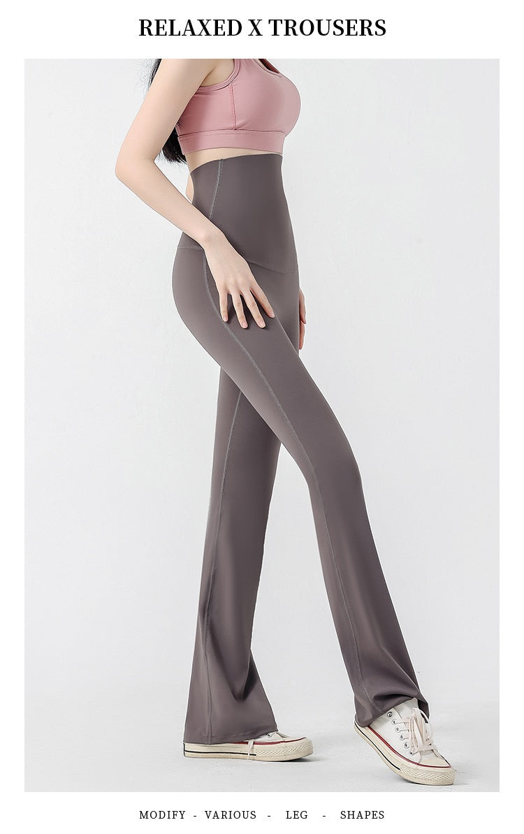 Prenatal Yoga Bell Bottom Pants Wear Casual Slimming