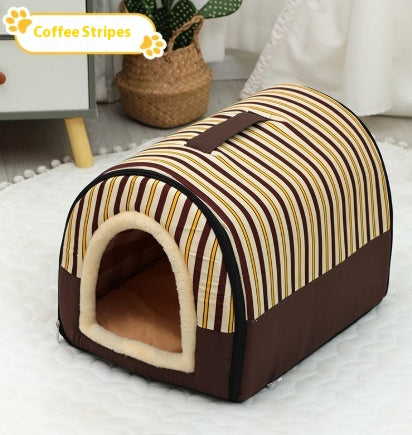 Poignée portative Pet Bed Petit et moyen lit chaud Kennel