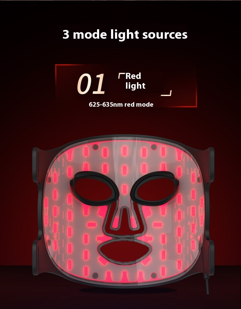 Modèle français Silicone Photon Masque Instrument LED lampe