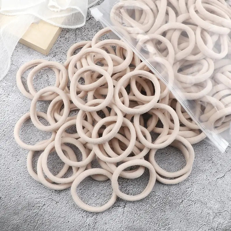 Serviette Anneau Bandes de cheveux 4cm Solid Couleur Élastique Rope de cheveux femelle Hauteur Accessoire de cheveux pour P