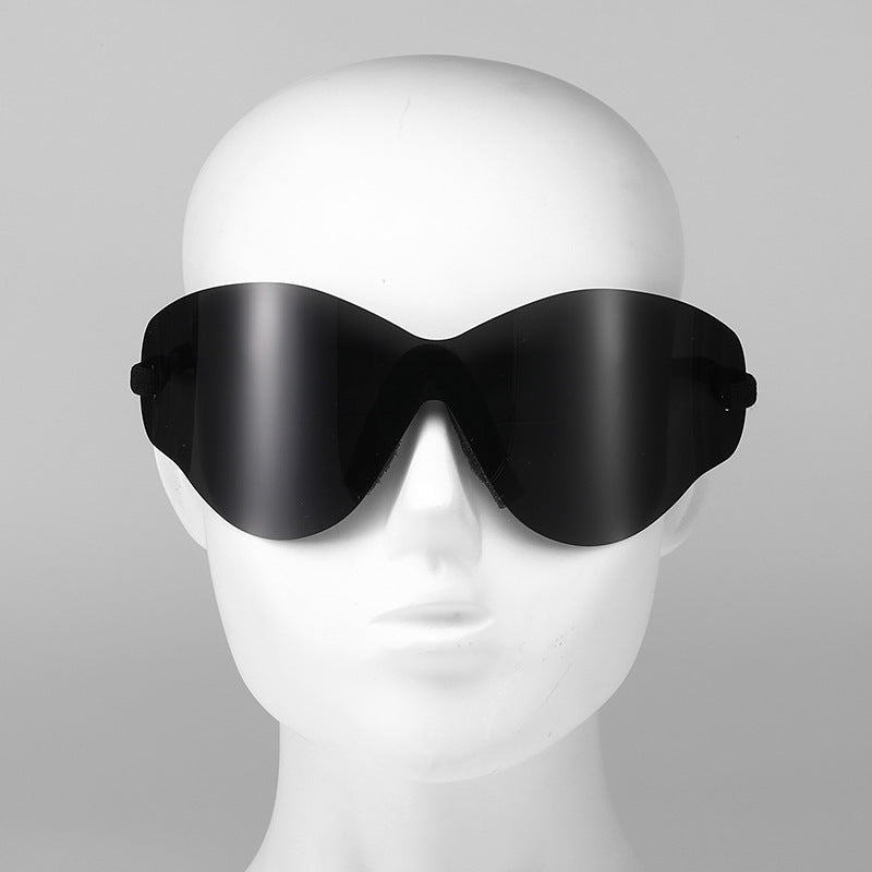 Celebrity Style concert Y2K Enveloppe autour des Lunettes de soleil pour femmes