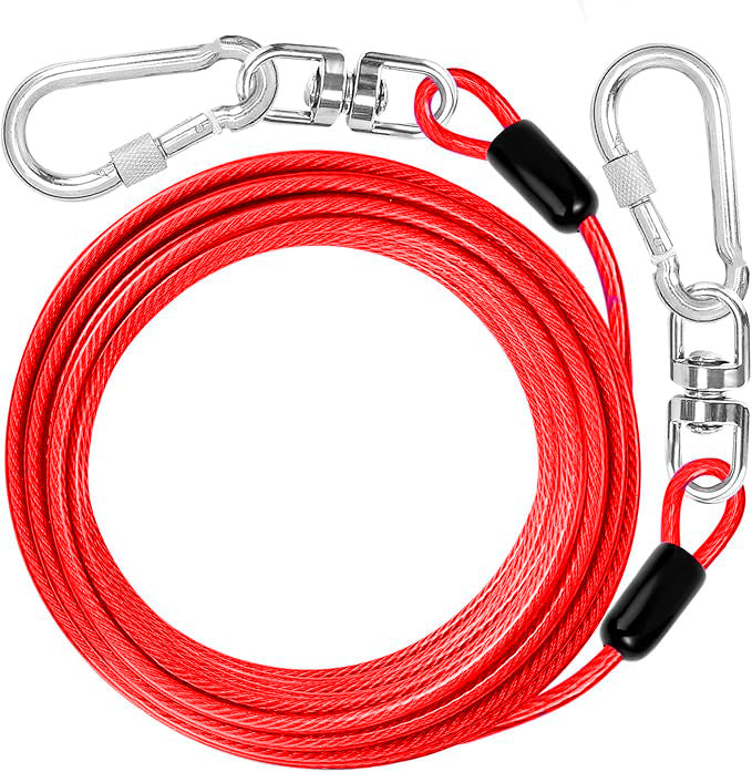 Fourniture de corde de fil d'acier d'extension de laisse d'animal