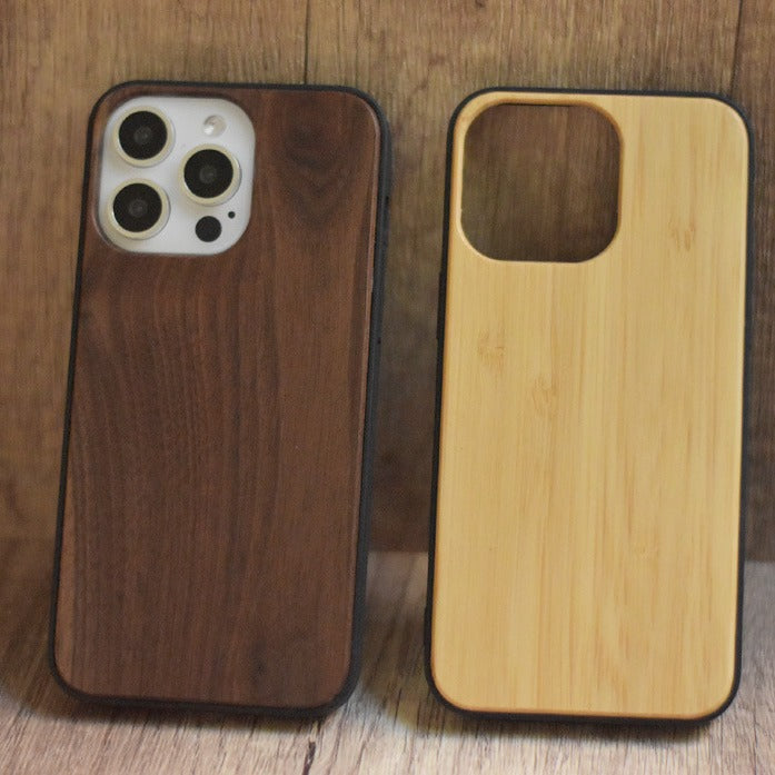 Boîtier de téléphone léger en bois massif