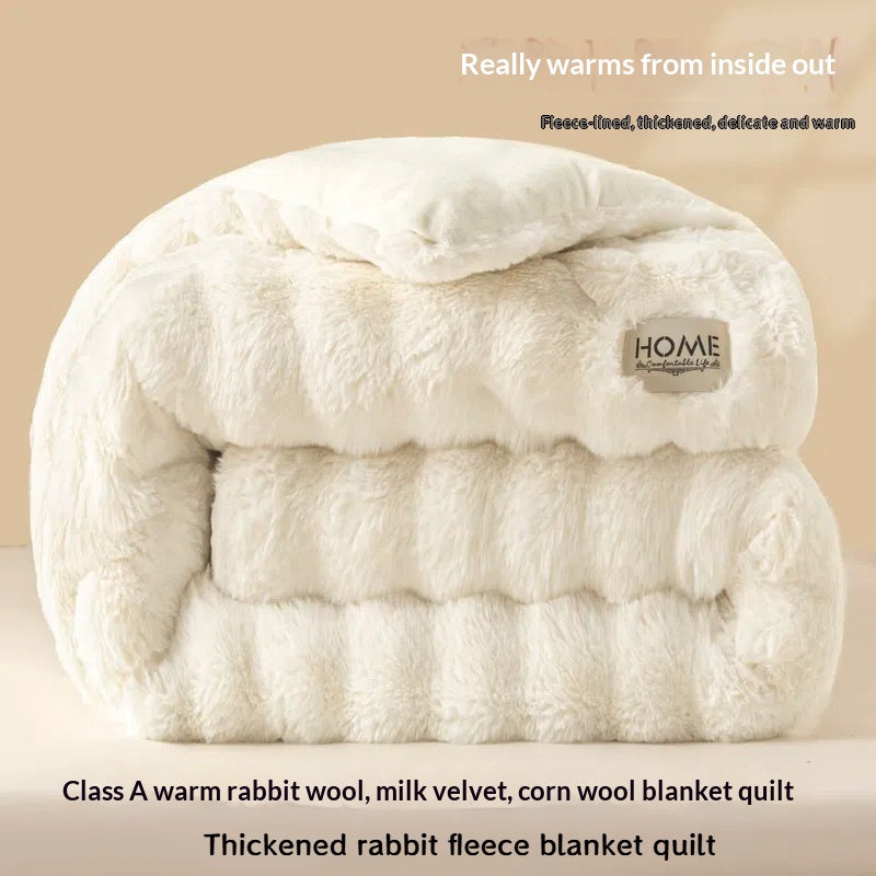 Insert de couette chauffante en peluche