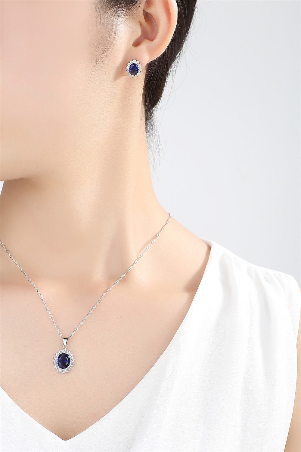 Ensemble de bijoux de tournesol Collier Anneau Boucles d'oreilles Boucles d'oreilles