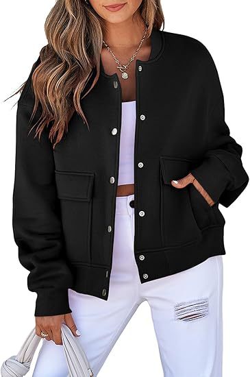 Veste courte femme avec deux poches