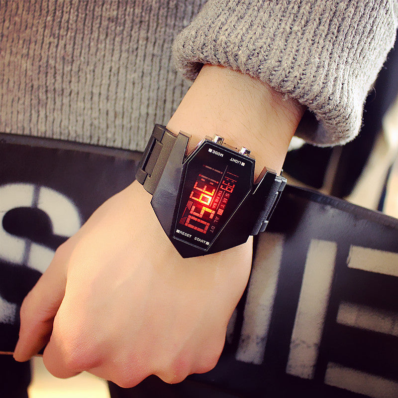Lumineux Led Harajuku Style Multi-fonction Sports Montre électronique