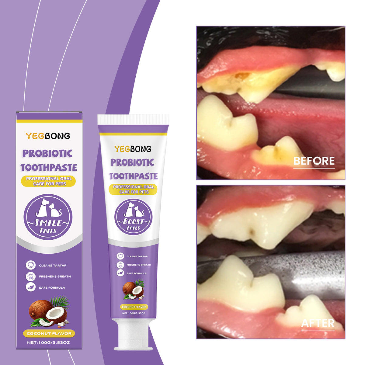 Probiotic Dog Toothpaste - 100g tube