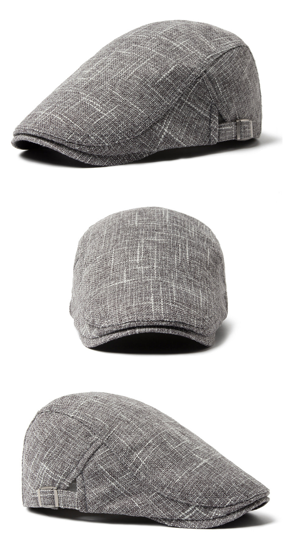 Homme respirant Rétro casual coton et lin Beret