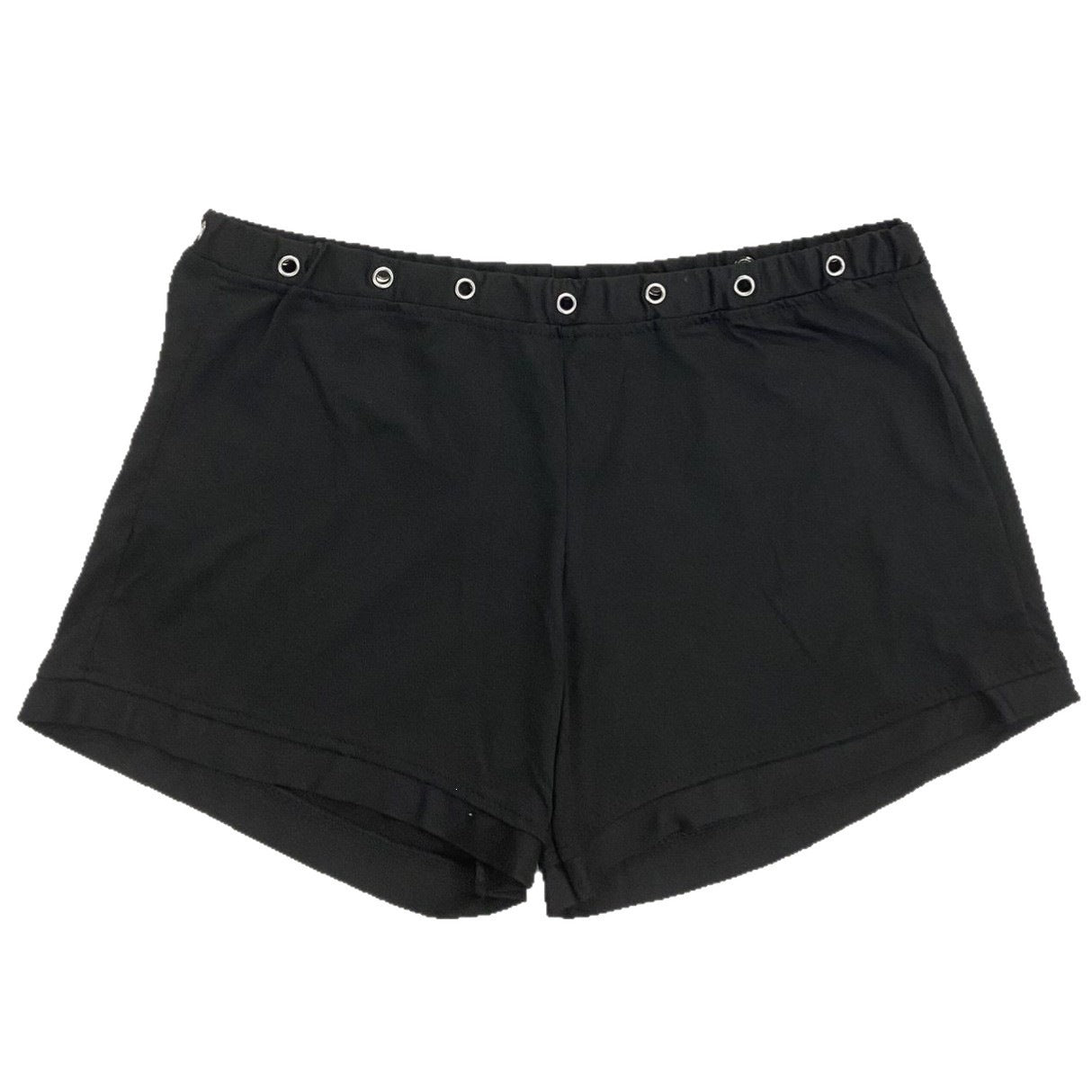 Short à rivet décoré pour femmes de couleur solide