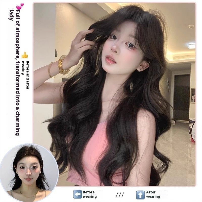 Increase the amount of ultra-thin seamless breathable hair replacement high temperament