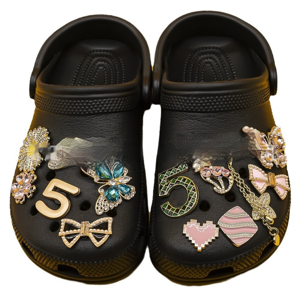 Chaussures de trou en métal Accessoires Buckle High Sense