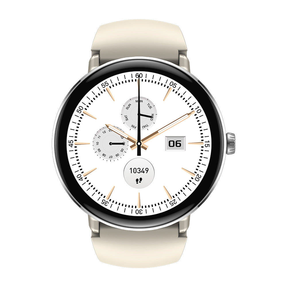Montre intelligente de mode pour femmes 12 pouces Cadre ultra étroit Bluetooth Appel