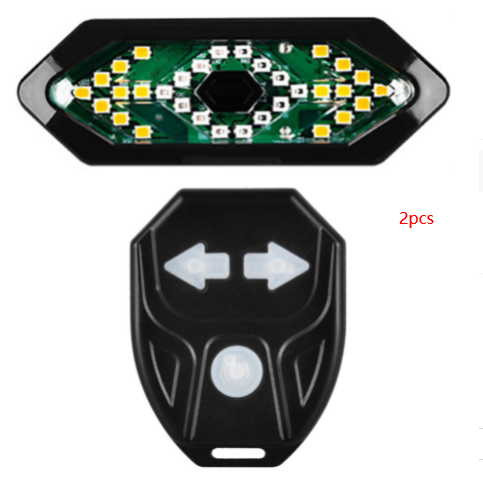 Smart Remote Control Turn Signal Charging Mountain Waterproof Taillight Night Bike avec Ho