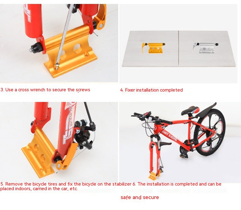 Fourche avant de vélo Quick Release Fixation Clip VUS Modification Accessoires portables