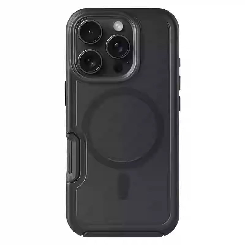 Cas de téléphone magnétique de haute qualité Matte simple tout compris anti-chutes