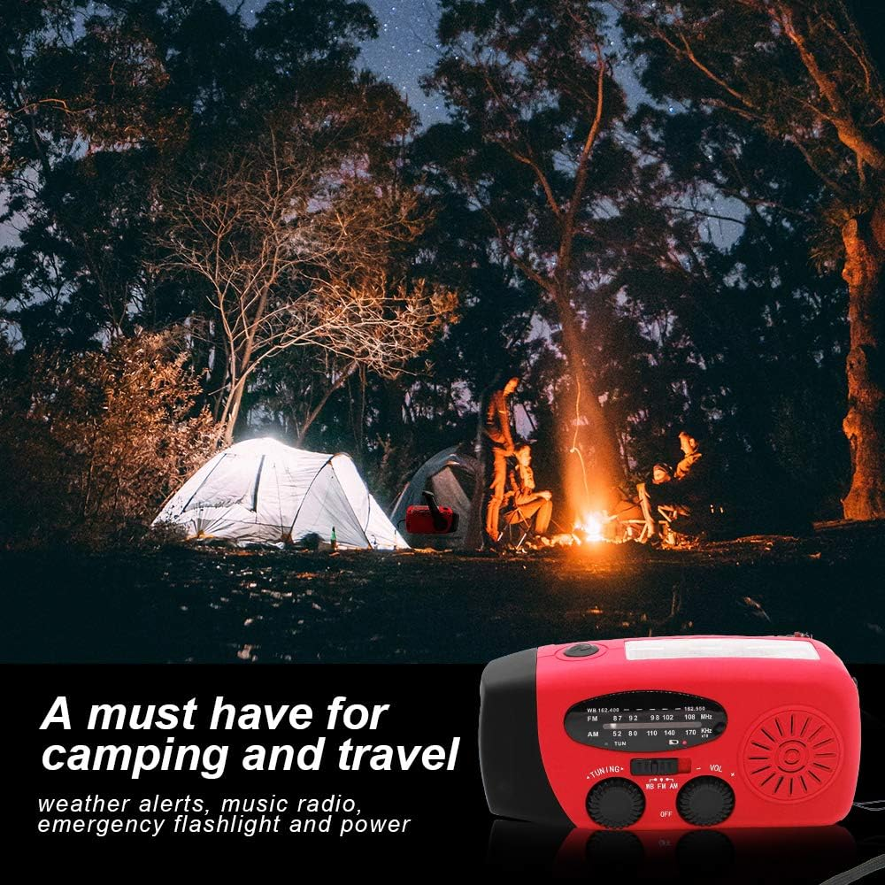 Radios solaires d'urgence portatives