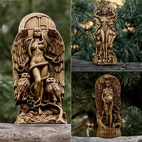 Greek Resin Goddess Statue Pagan Altar Garden Sculpture