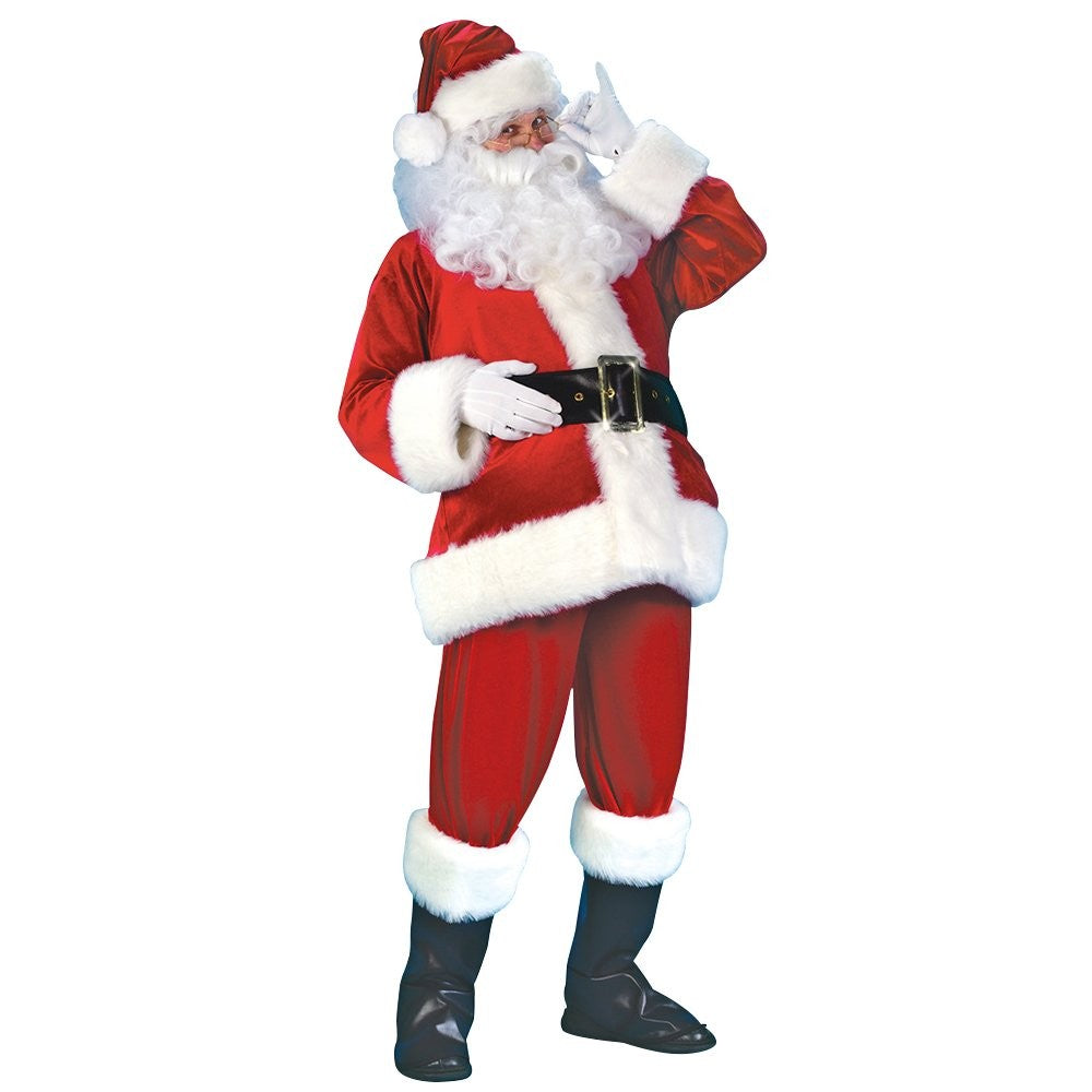 Costume de Noël costume Père Noël Robe de fantaisie Hommes Noël Outfit AU