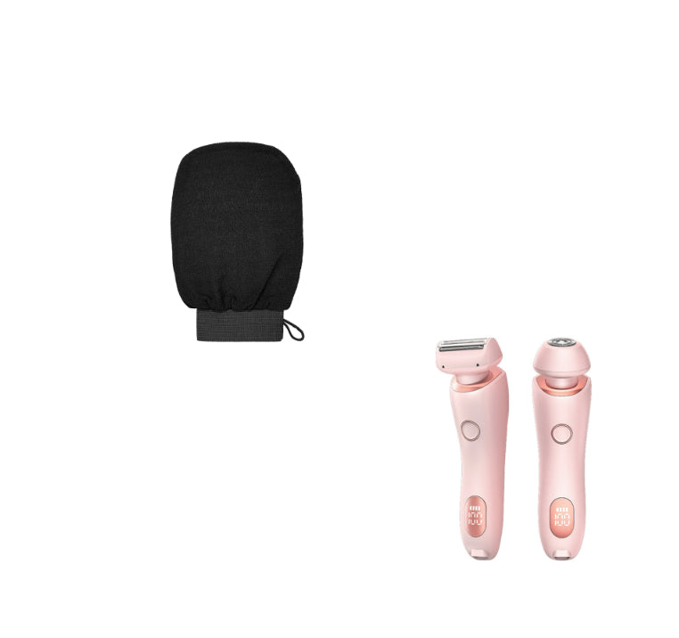 2 En 1 Epilateur Épilatateur USB Comprimeur Rechargeable Femmes Corps Razor Face Jambe Armpit Bik