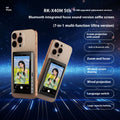 Téléphone mobile Arrière Magnetic Selfie Display Audio Zoom