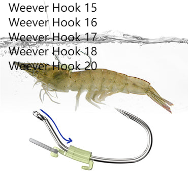 Pêche de plein air Crevettes lumineuses retour Fermoir