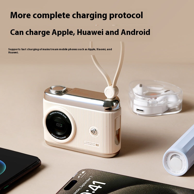 Avec câble charge rapide alimentation mobile grande capacité
