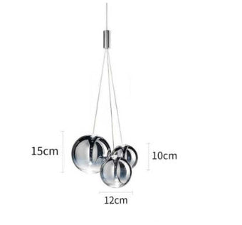 Lustre multi-tête Lustre moderne et élégant Salon luminaire