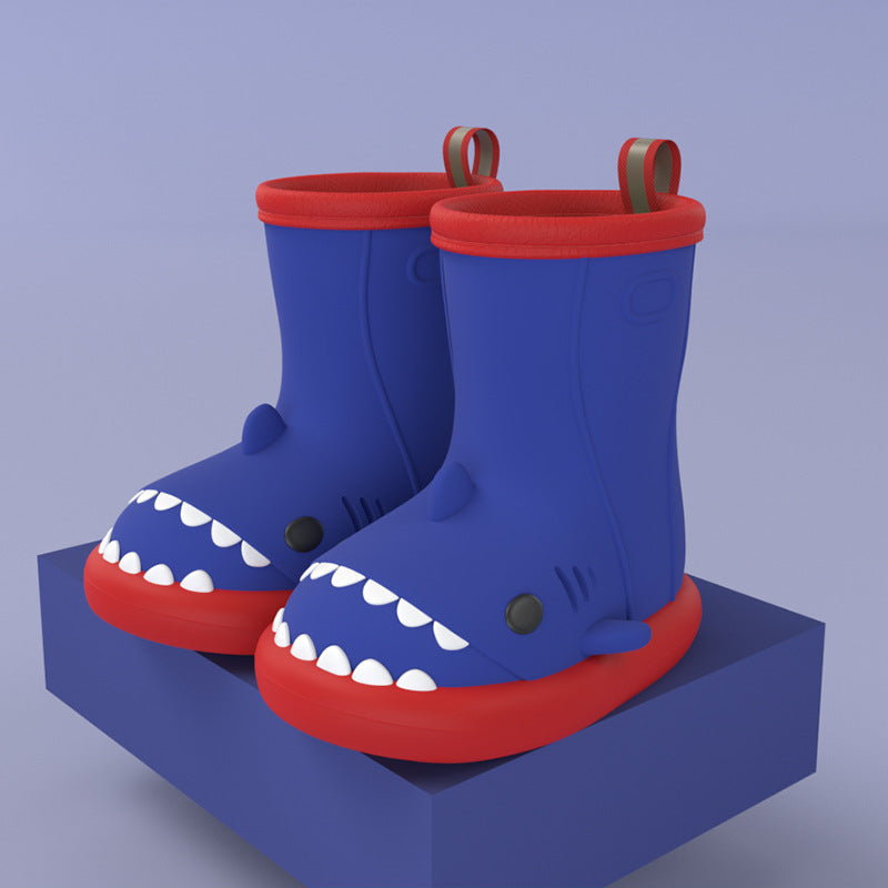 Chaussures de requin Bottes de pluie pour enfants