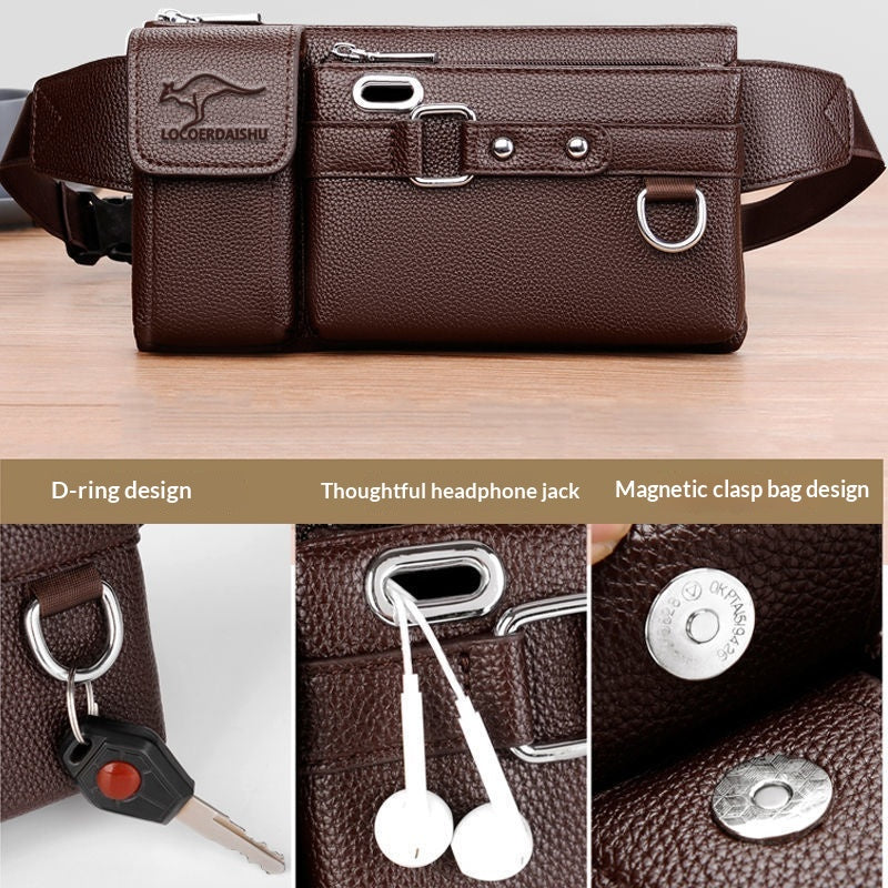 Men's Waist Bag Large Capacity Multi-function Bag