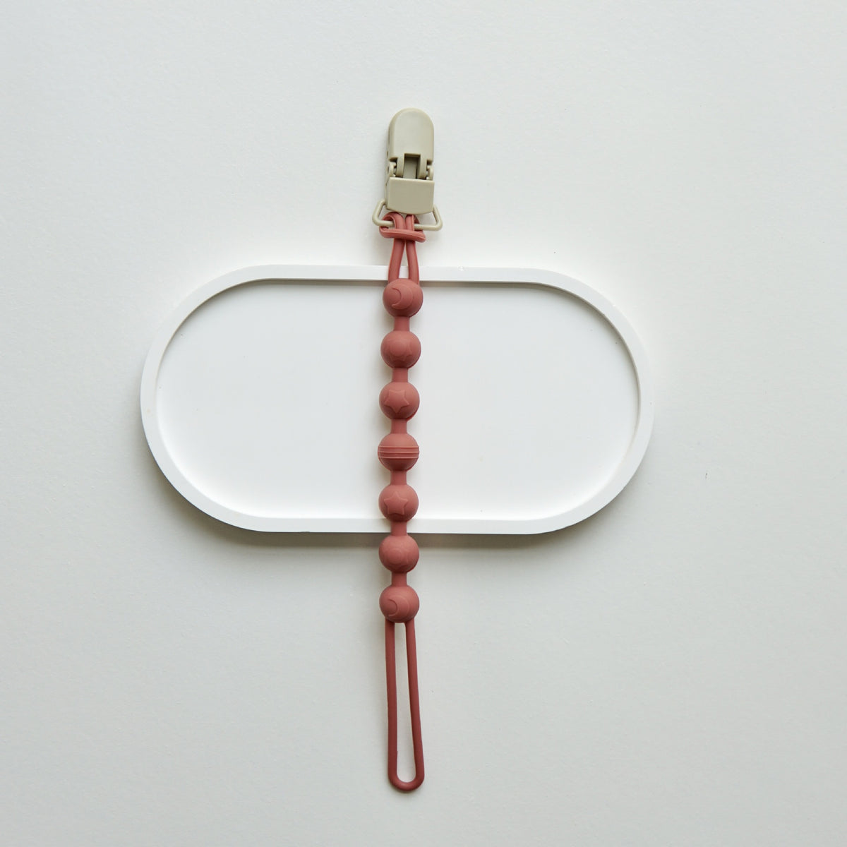 Babys All-in-one Silicone sans pores Pacifier de hêtre Clip avec chaîne anti-loss