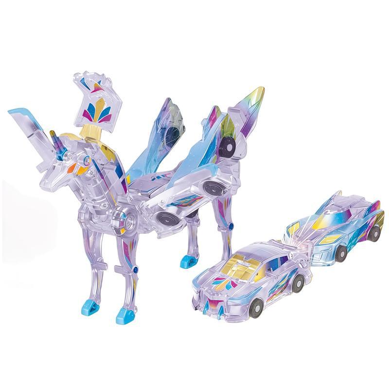 Treasure Car-Divine Toy Car Crash-and-Combine Transformer Robot Jouet Enfants