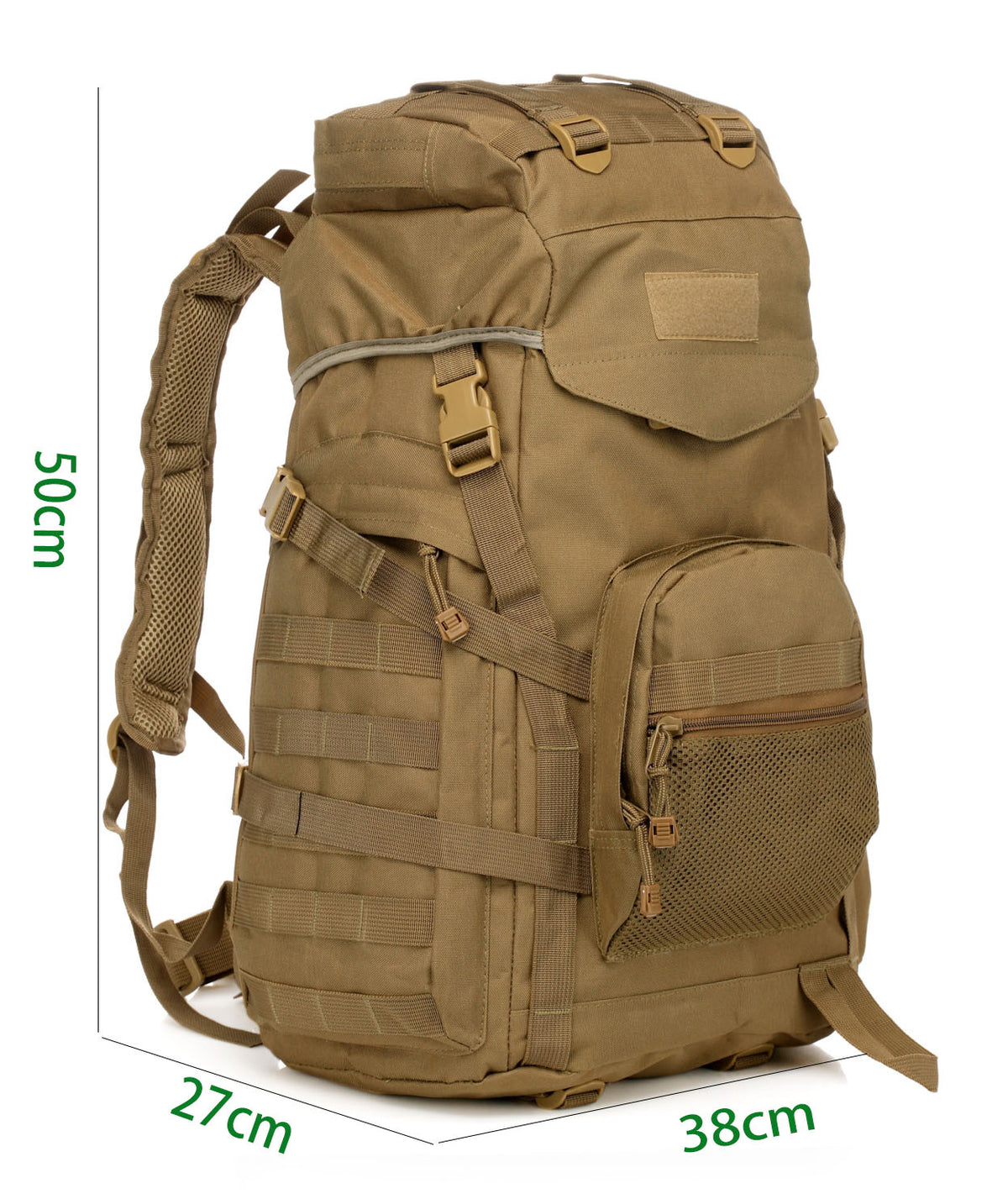 60L Camouflage Backpack for Camping Hiking and Cycling
