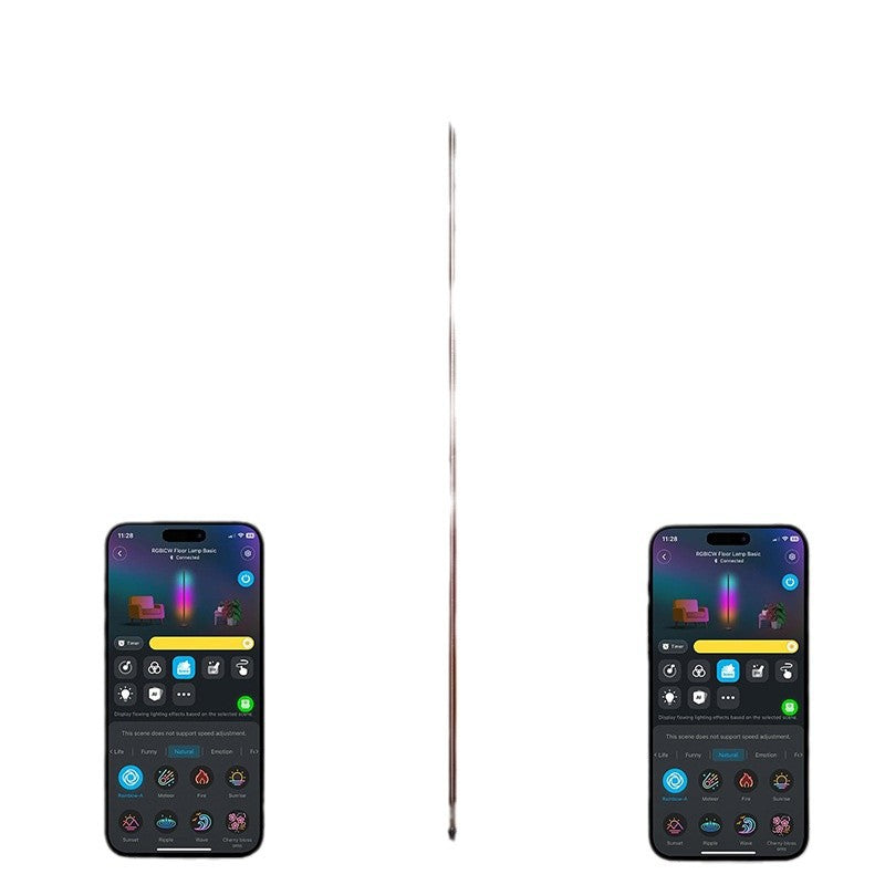 Ligne lumière côté lit Personnalité décorative Strip Corner LED Lampadaire