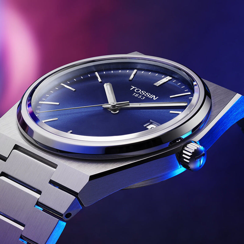 Super Joueur Hommes Montre Ultra-fin Quartz Montre