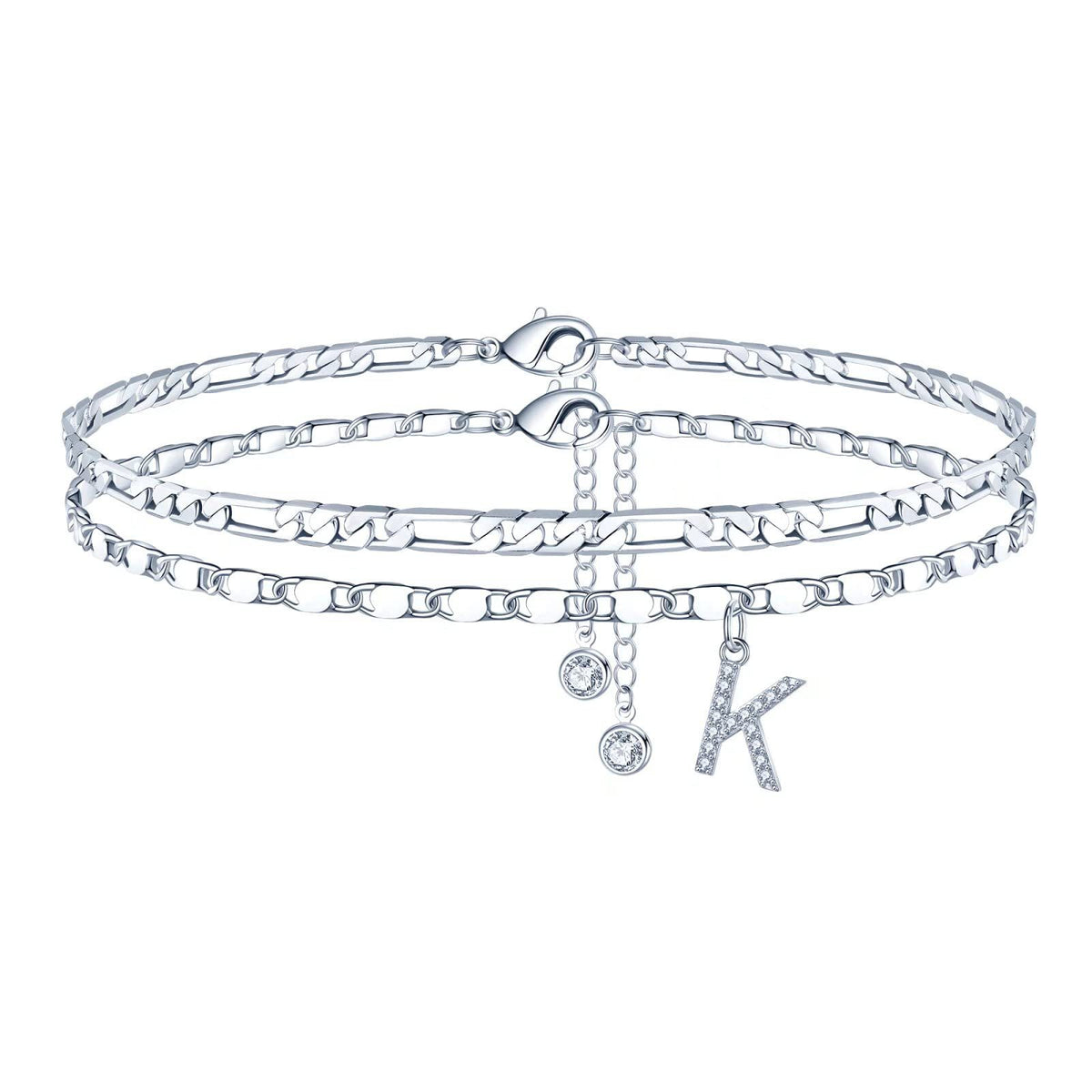 Pendentif anglais en zircon avec chaîne NK
