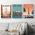 Toile de voyage Peinture Art Poster Maison Décoration