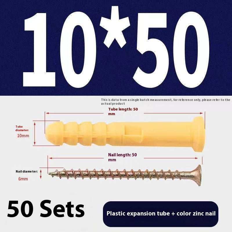 Little Yellow Croaker Tube d'expansion en plastique Bolts Nylon