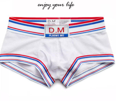Boxers rayés DM pour hommes à séchage rapide
