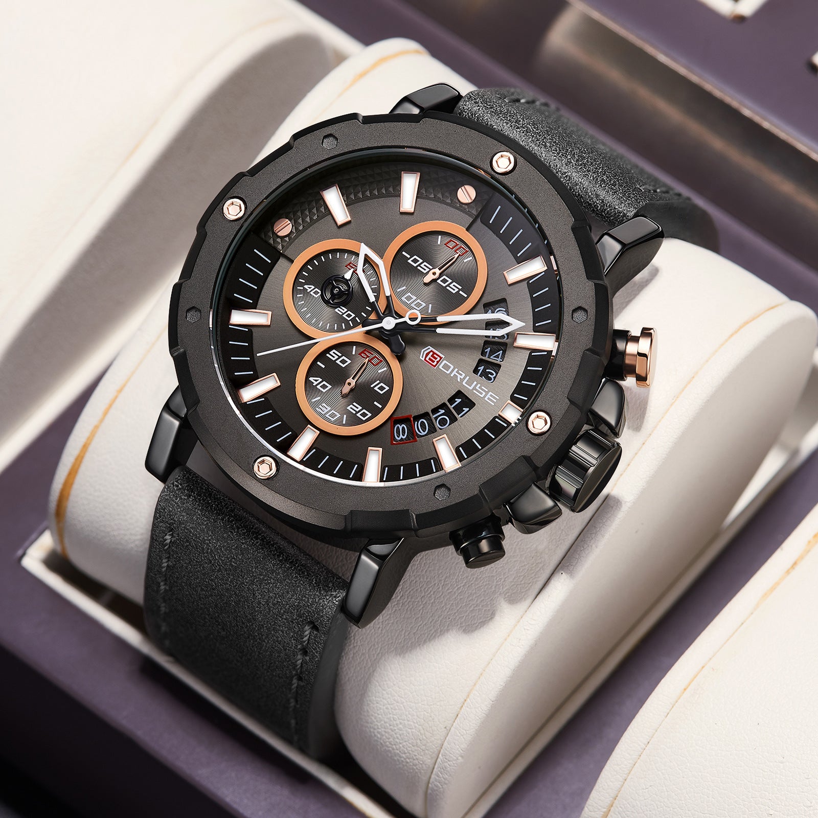 Montre Quartz Lumineux Homme imperméable