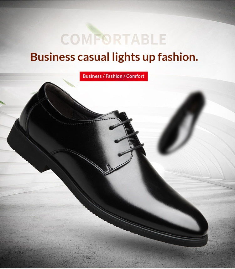 Véritables chaussures en cuir d'affaires formelle extra-grand homme